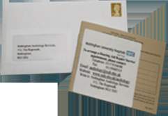A letter addressed to the audiology clinic